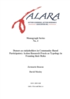 Image for ALARA Monograph 3 Donors as stakeholders in Community-Based Participatory Action Research