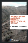 Image for Journal of the American Oriental Society, Vol. 18, 1st Half