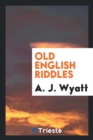 Image for Old English Riddles