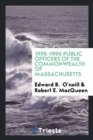Image for 1995-1996 Public Officers of the Commonwealth of Massachusetts