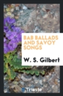Image for Bab Ballads and Savoy Songs