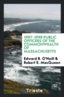 Image for 1997-1998 Public Officers of the Commonwealth of Massachusetts