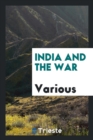 Image for India and the War