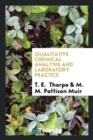 Image for Qualitative Chemical Analysis and Laboratory Practice