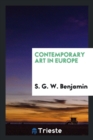Image for Contemporary Art in Europe