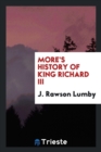 Image for More&#39;s History of King Richard III