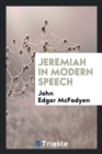 Image for Jeremiah in Modern Speech