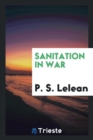 Image for Sanitation in War