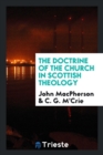 Image for The Doctrine of the Church in Scottish Theology
