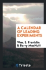 Image for A Calendar of Leading Experiments