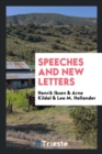 Image for Speeches and New Letters