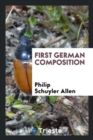 Image for First German Composition