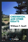 Image for Chesterton, and Other Essays