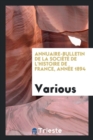 Image for Annuaire-Bulletin de la Soci t  de l&#39;Histoire de France, Ann e 1894