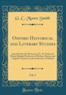 Image for Oxford Historical and Literary Studies, Vol. 5: Issued Under the Direction of C. H. Firth and Walter Raleigh Professors of Modern History and English Literature in the University of Oxford (Classic Re