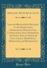 Image for Law and Regulations Relating to the Production, Importation, Manufacture, Compounding, Sale, Dispensing, or Giving Away of Opium or Coca Leaves, Their Salts, Derivatives, or Preparations (Classic Repr