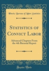 Image for Statistics of Convict Labor: Advanced Chapters From the 4th Biennial Report (Classic Reprint)