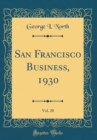 Image for San Francisco Business, 1930, Vol. 20 (Classic Reprint)