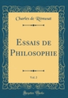 Image for Essais de Philosophie, Vol. 2 (Classic Reprint)