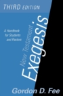 Image for New Testament Exegesis, Third Edition : A Handbook for Students and Pastors