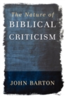 Image for The Nature of Biblical Criticism