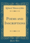 Image for Poems and Inscriptions (Classic Reprint)
