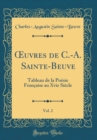 Image for ?uvres de C.-A. Sainte-Beuve, Vol. 2: Tableau de la Poesie Francaise au Xvie Siecle (Classic Reprint)