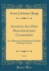 Image for Auszuge Aus Den Franzosischen Classikern, Vol. 3: Zur Allgemeinen Schulenencyclopadie Gehorig; Fenelon (Classic Reprint)