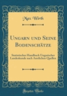 Image for Ungarn und Seine Bodenschatze: Statistisches Handbuch Ungarischer Landeskunde nach Amtlichen Quellen (Classic Reprint)