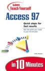 Image for Sams Teach Yourself Access 97 in 10 Minutes