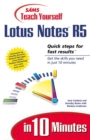 Image for Sams teach yourself Lotus Notes R5 in 10 minutes