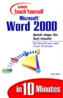 Image for Sams Teach Yourself Microsoft Word 2000 in 10 Minutes