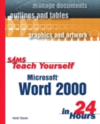 Image for Sams teach yourself Microsoft Word 2000 in 24 hours