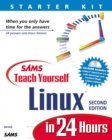 Image for Sams teach yourself Linux in 24 hours