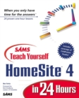 Image for Sams teach yourself HomeSite 4 in 24 hours