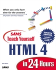 Image for Sams teach yourself HMTL [i.e. HTML] 4 in 24 hours