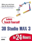 Image for Sams teach yourself 3D Studio Max 3 in 24 hours