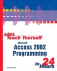 Image for Sams Teach Yourself Microsoft Access 2002 Programming in 24 Hours