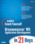 Image for Sams Teach Yourself Macromedia Dreamweaver MX Application Development in 21 Days