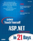 Image for SAMS teach yourself ASP.NET in 21 days