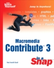 Image for Macromedia Contribute 3 in a snap