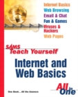 Image for Sams teach yourself Internet and web basics  : all in one