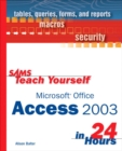 Image for Sams teach yourself Microsoft Office Access 2003 in 24 hours