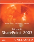 Image for Microsoft SharePoint 2003 unleashed