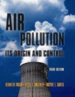 Image for Air Pollution : Its Origin and Control