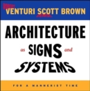 Image for Architecture as Signs and Systems