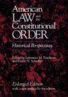 Image for American Law and the Constitutional Order