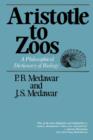 Image for Aristotle to Zoos : A Philosophical Dictionary of Biology
