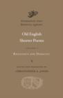 Image for Old English Shorter Poems : Volume I