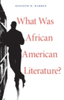Image for What was African American literature?